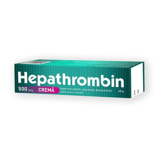 Hepathrombin crema 500UI/g, 40 g, Hemofarm