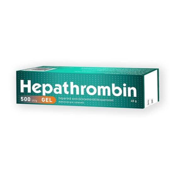 Hepathrombin gel 500UI/g, 40 g, Hemofarm