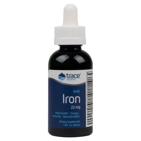 Ionic Iron 22 mg, 56 ml, Trace Minerals Vitamine si suplimente