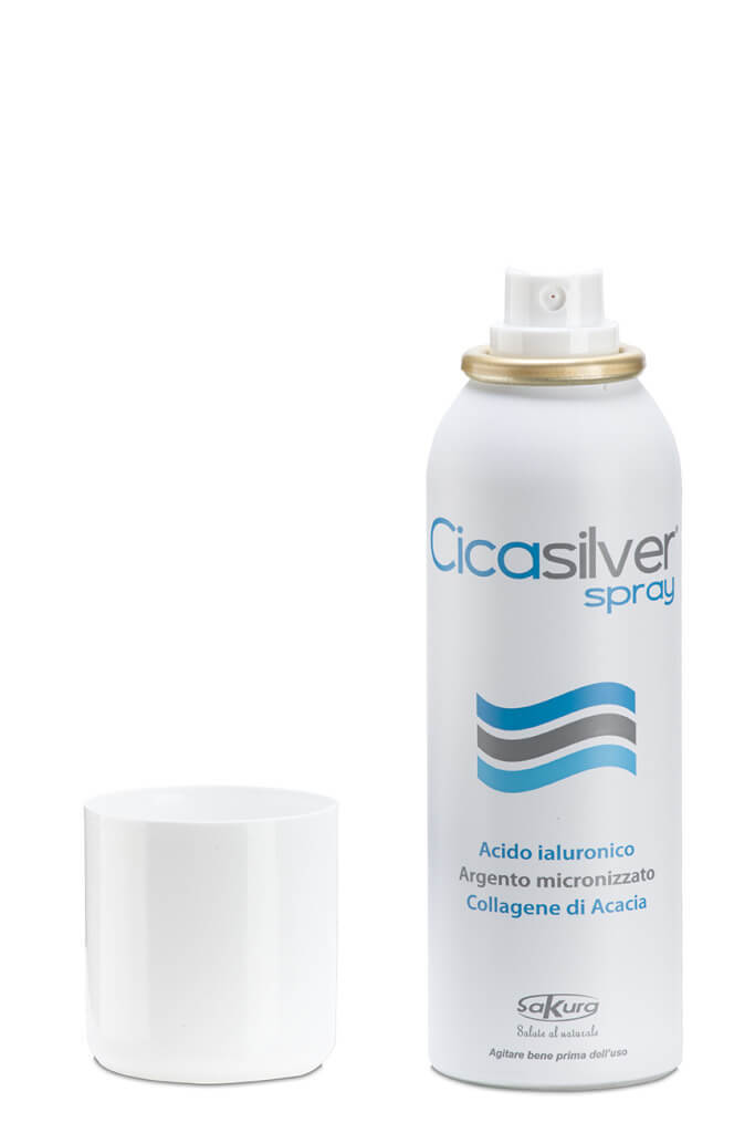 CicaSilver Spray Cicatrizant, 125 ml, Sakura Italia Frumusete si ingrijire