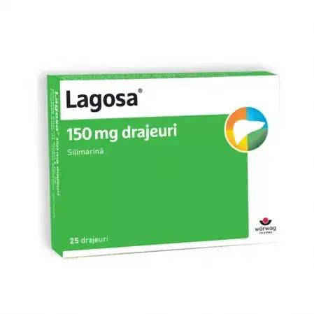 Lagosa 150 mg, 25 drajeuri, Worwag Pharma