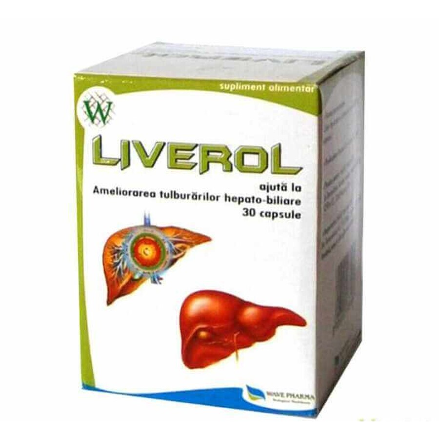 Liverol, 30 capsule, Sun Wave Pharma