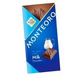 Ciocolata cu lapte fara zahar adaugat Monteoro, 90 g, Sly Nutritia