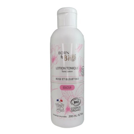 Lotiune Tonica Bio cu Albastrele si Trandafir, 200 ml, Born to Bio