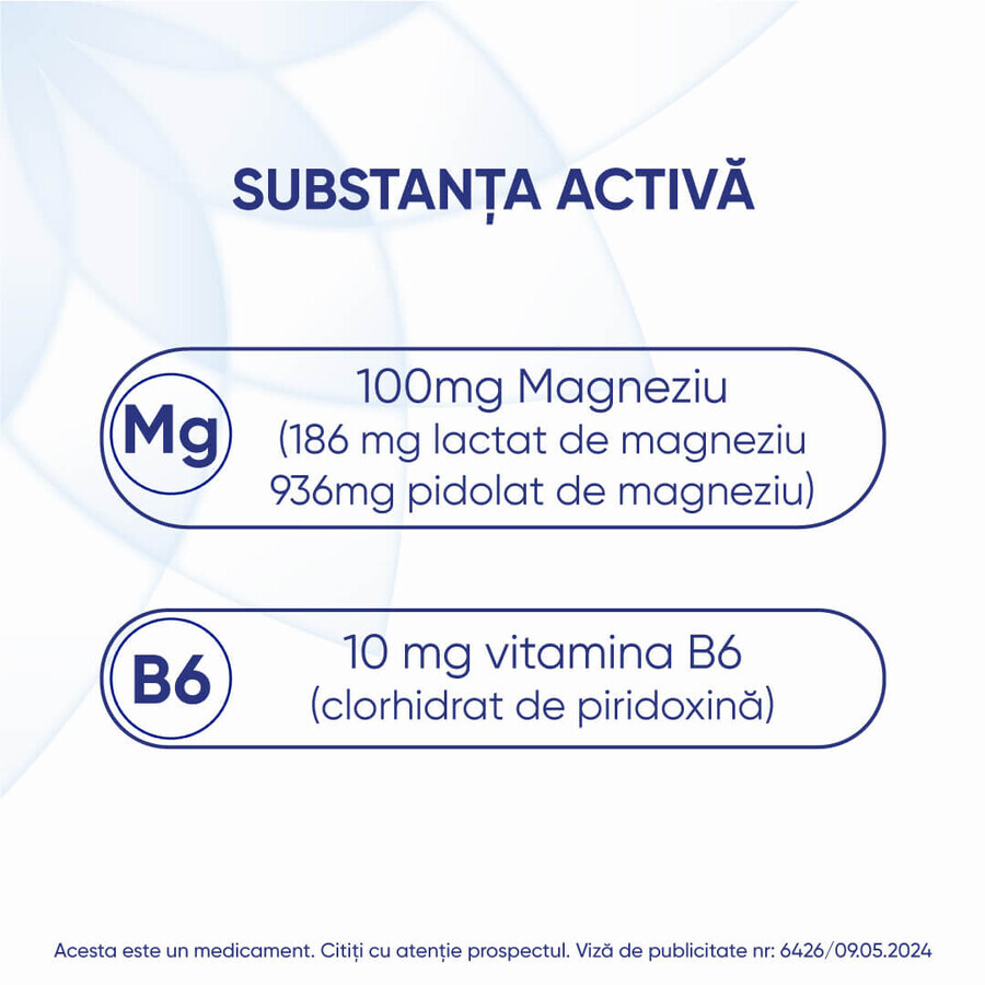 Magne B6 solutie orala 100 mg/10 mg, 10 fiole, Sanofi