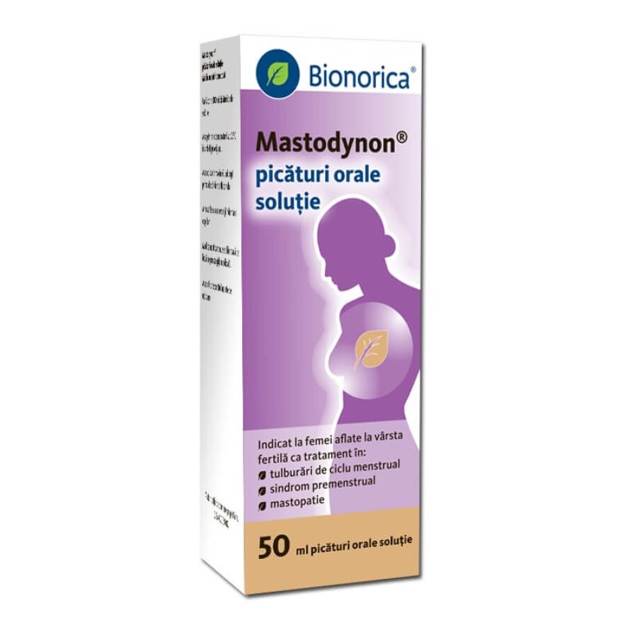 Mastodynon picaturi, 50 ml, 50 mg, Bionorica