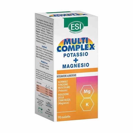 Multicomplex Potasiu + Magneziu, 90 tablete, EsiSpa