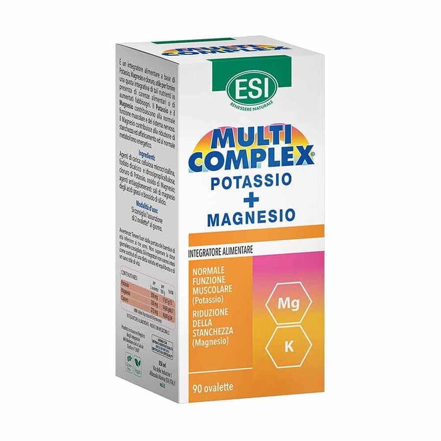 Multicomplex Potasiu + Magneziu, 90 tablete, EsiSpa