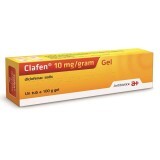 Clafen 10 mg/gram gel, 100 g, Antibiotice SA