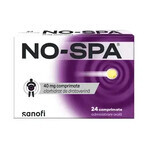 No-Spa 40 mg, 24 comprimate, Sanofi