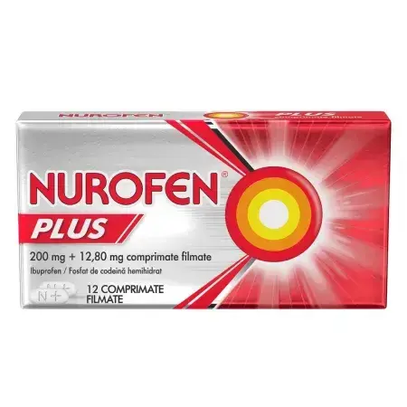 Nurofen Plus, 12 tablete, Reckitt Benckiser Healthcare