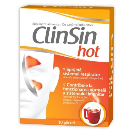Clinsin HOT, 10 plicuri x 9,5 g, Natur Produkt