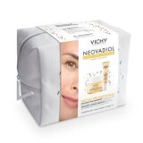 Pachet Crema de zi pentru ten uscat Neovadiol Peri-Menopause, 50 ml + Crema contur ochi si buze Neovadiol GF, 15 ml, Vichy