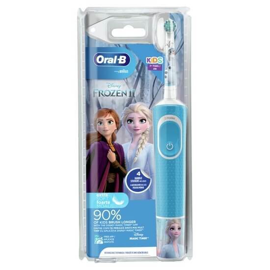 Periuta de dinti electrica pentru copii D100 Frozen, Vitality, Oral-B