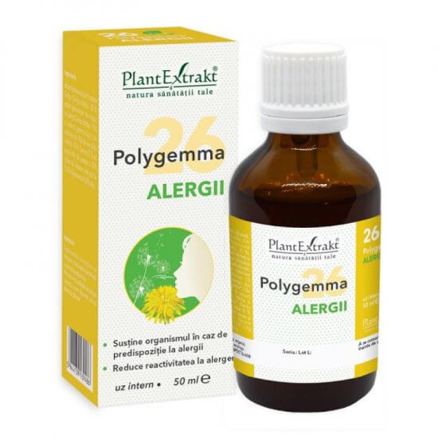 Polygemma 26 Alergii, 50 ml, Plant Extrakt recenzii