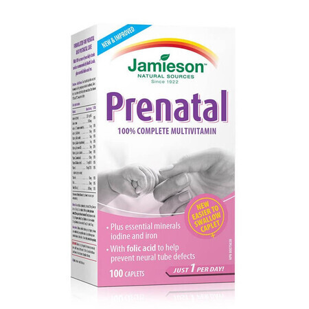 Prenatal cu multivitamine, 100 capsule, Jamieson