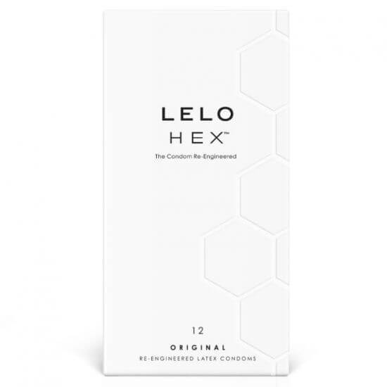 Prezervative din latex natural Original, 12 bucati, Lelo Hex