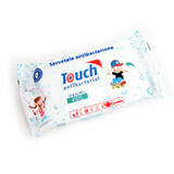 Servetele umede antibacteriene Kids, 10 buc, Touch