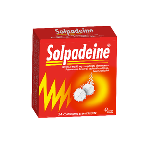 Solpadeine, 24 comprimate efervescente, Omega Pharma