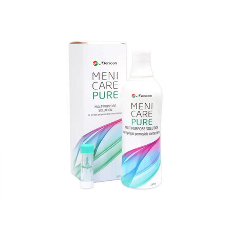 Solutie multifunctionala MeniCare Pure, 250ml, Menicon