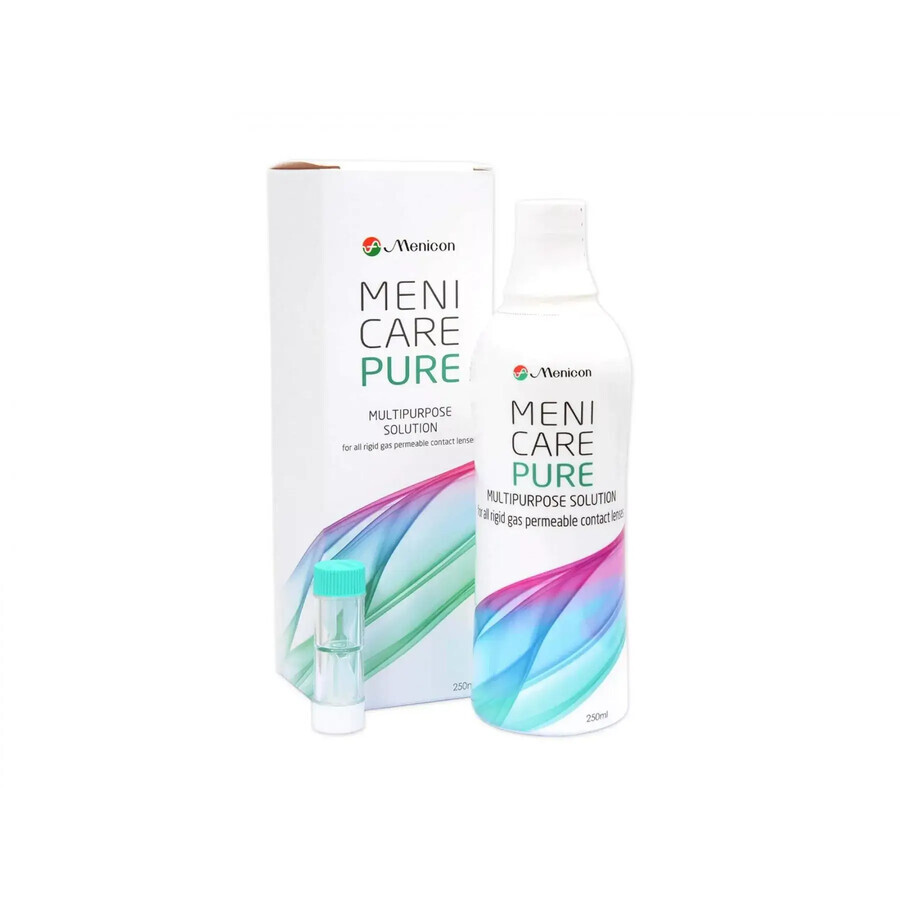 Soluție multifuncțională MeniCare Pure, 250 ml, Menicon