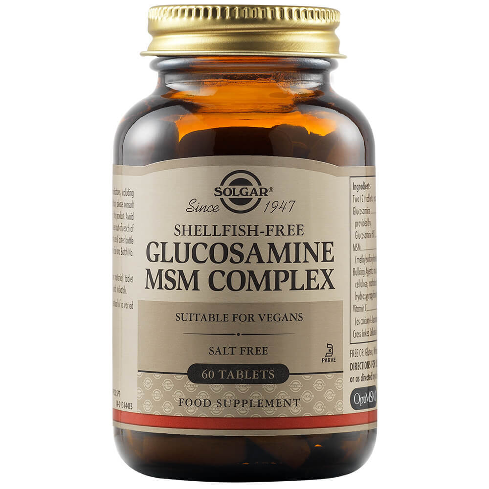 Complex Glucozamină MSM, 60 tablete, Solgar Vitamine si suplimente