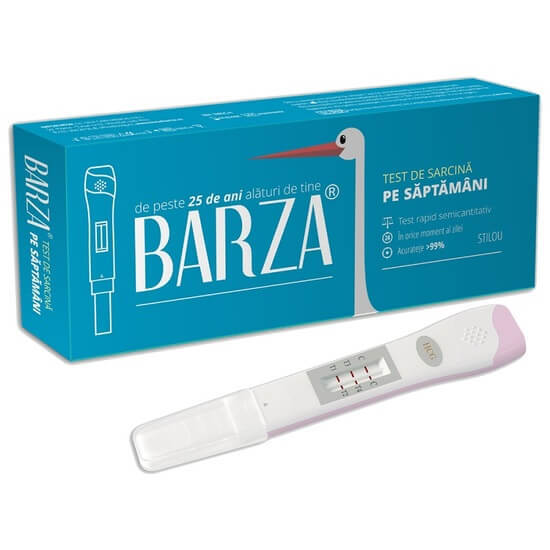 după cât timp pot face test de sarcină Test de sarcina stilou cu determinarea saptamanii, 1 test, Barza