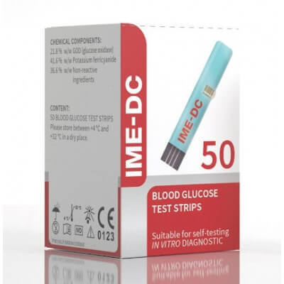 doza de insulina in functie de glicemie Teste glicemie, 50 bucati, IME-DC