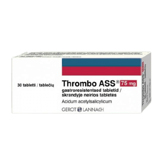 Thrombo Ass 75mg, 30 comprimate gastrorezistente, Lannacher