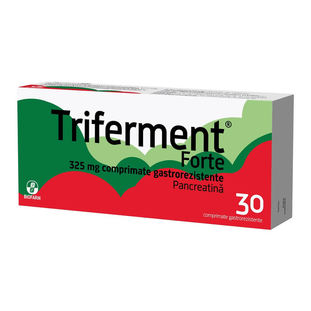 Triferment Forte, 30 comprimate, Biofarm