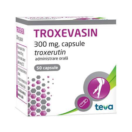 Troxevasin, 50 cápsulas, Actavis