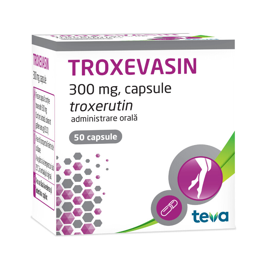 Troxevasin, 50 cápsulas, Actavis