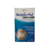 Comprese absorbante Medipore+Pad, 10x15 cm, 5 bucati, 3M