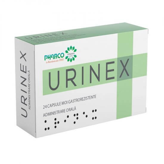 Urinex, 24 capsule moi, Pharco