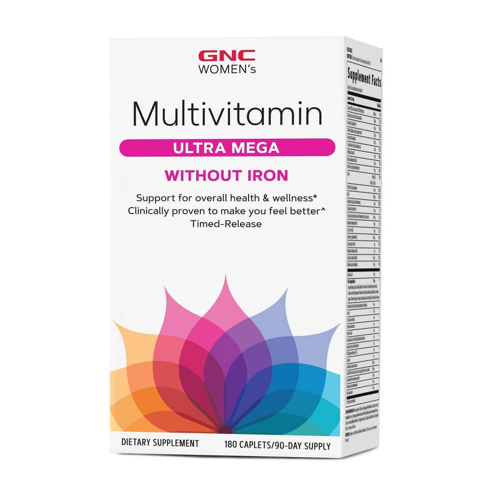 Women\'s Multivitamine Ultra Mega Fara Fier (202621), 180 tablete, GNC