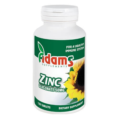 Zinc 50mg, 120 tablete, Adams Vision