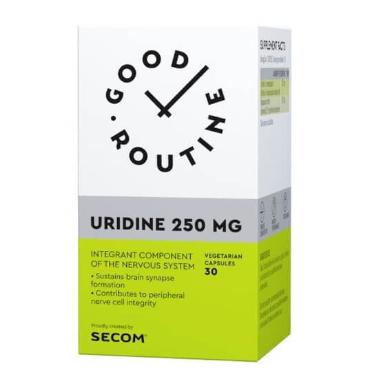 klacid 250 mg/5 ml pret Uridine Good Routine, 250 mg, 30 capsule, Secom