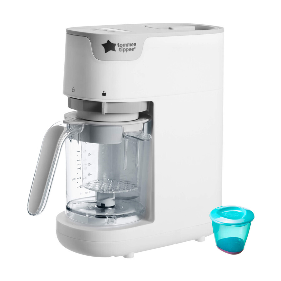 Aparat de gatit rapid cu aburi si blender, Alb, Tommee Tippee