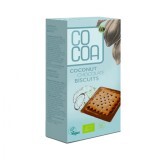Biscuiti in ciocolata raw cu cocos eco, 95 g, Cocoa