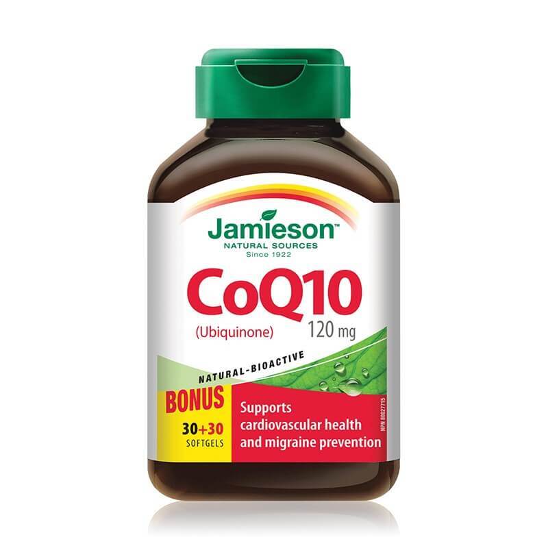 CoQ10 120mg, 30+30 capsule, Jamieson Vitamine si suplimente