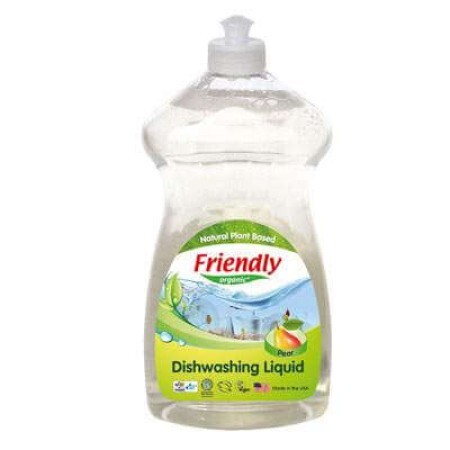 Detergent lichid pentru biberoane si vase cu esenta naturala de pere Organic, 739 ml, Friendly Organic