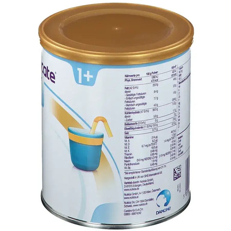 Préparation spéciale hypoallergénique Neocate Junior avec arôme de vanille, +12 mois, 400 g, Nutricia