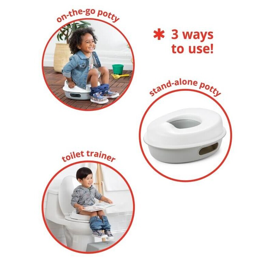 Vasino portatile 3 in 1 Go Time Potty, Skip Hop