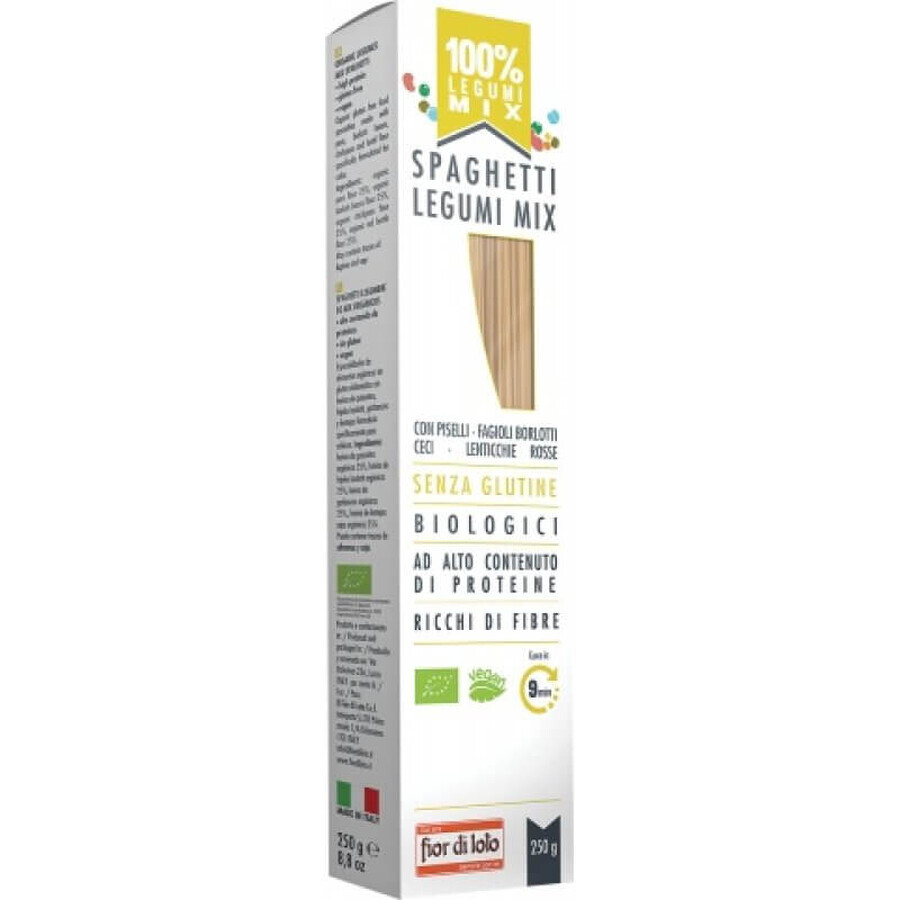 Bio-Spaghetti-Mix aus glutenfreiem Gemüse, 250g, Fior di Loto