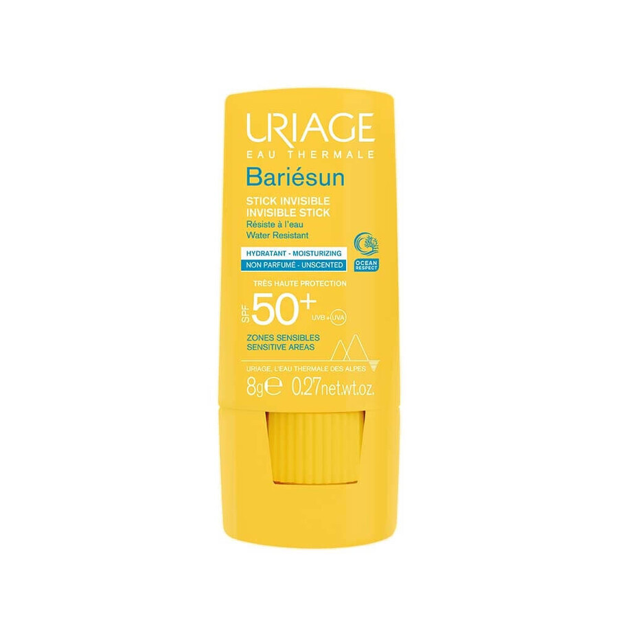 Onzichtbare stick met zonnebescherming SPF50 Bariesun, 8 g, Uriage