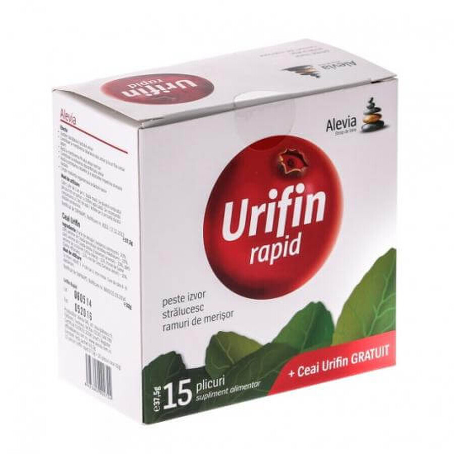 Urifin Rapid 15 bustine e Urifin Tea 20 bustine, Alevia