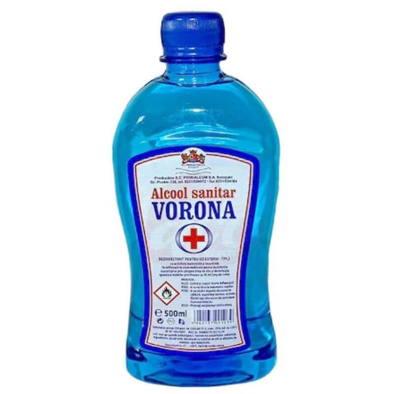 Alcool sanitar Vorona 70% x 0,5 L Frumusete si ingrijire