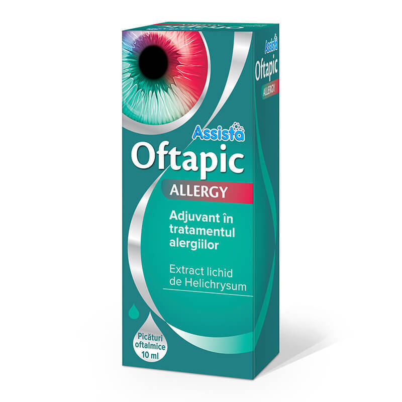 Assista Oftapic Allergy picaturi ochi x 10 ml Vitamine si suplimente