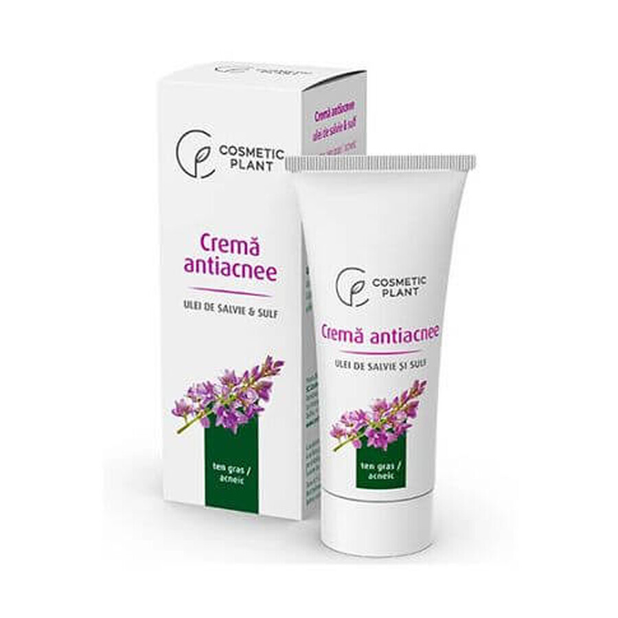 Crema antiacnee cu salvie si sulf, 100 ml, Cosmetic Plant