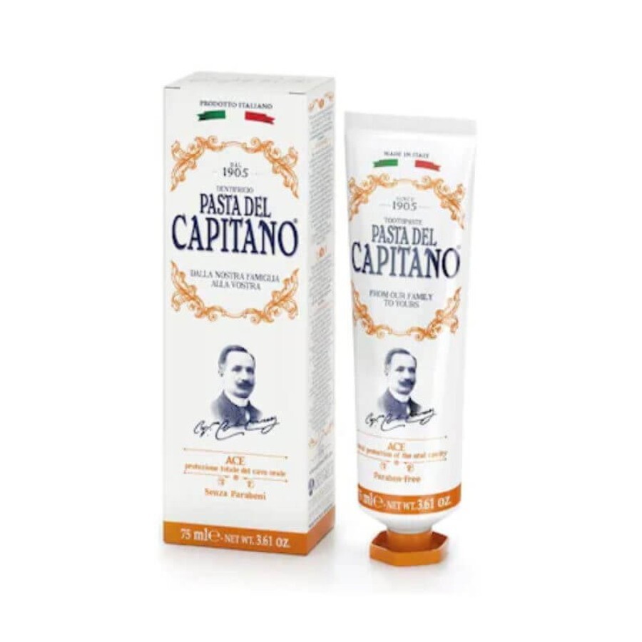 Del Capitano Pasta de dinti cu vitamine A,C,E  0373 x 75 ml